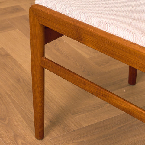 Swedish dining chairs in solid teak