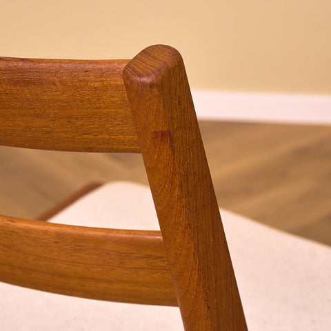 Swedish dining chairs in solid teak