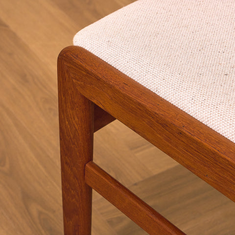 Swedish dining chairs in solid teak