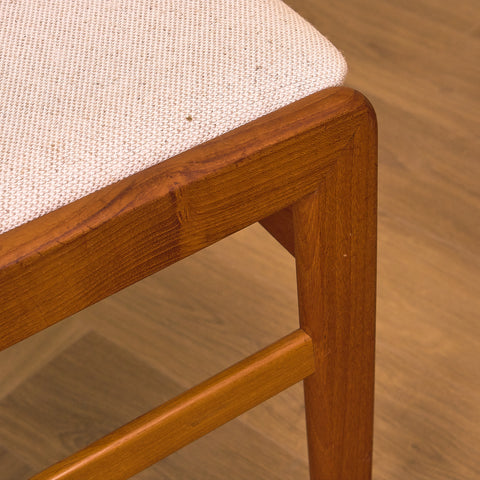 Swedish dining chairs in solid teak