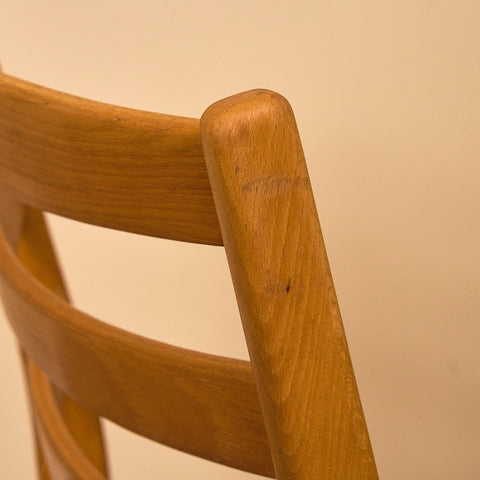 Swedish dining chairs in beech by NC Möbelfabrik