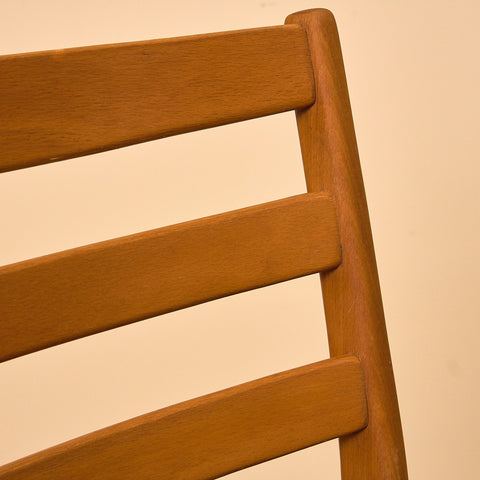 Swedish dining chairs in beech by NC Möbelfabrik