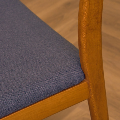 Swedish dining chairs in beech by NC Möbelfabrik