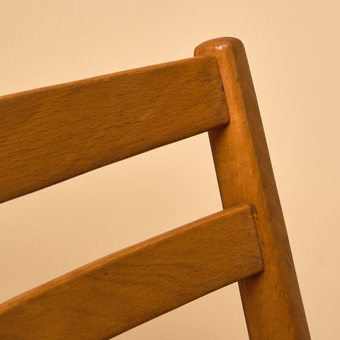 Swedish dining chairs in beech by NC Möbelfabrik