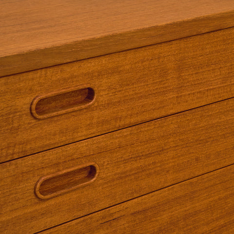 Swedish chest of drawers in teak by Wirserum's new furniture factory