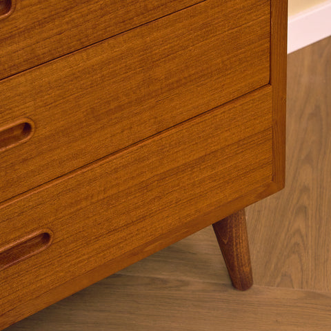 Swedish chest of drawers in teak by Wirserum's new furniture factory