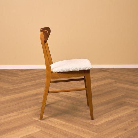 Danish dining chairs in teak & beech by Farstrup, model '210'