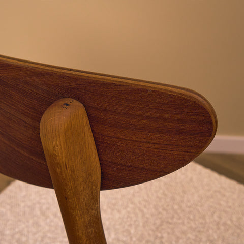 Danish dining chairs in teak & beech by Farstrup, model '210'