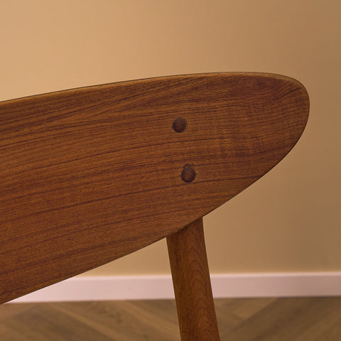 Danish dining chairs in teak & beech by Farstrup, model '210'