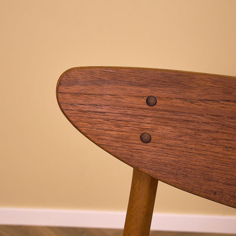 Danish dining chairs in teak & beech by Farstrup, model '210'