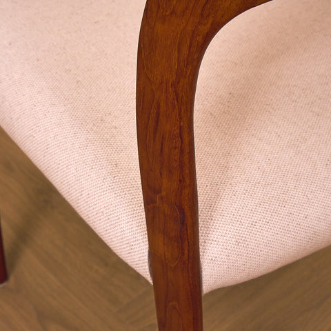 Danish set of dining chairs in teak, 'model 71' by Niels O. Moller for J.L. Møllers Møbelfabrik