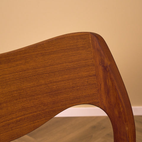 Danish set of dining chairs in teak, 'model 71' by Niels O. Moller for J.L. Møllers Møbelfabrik