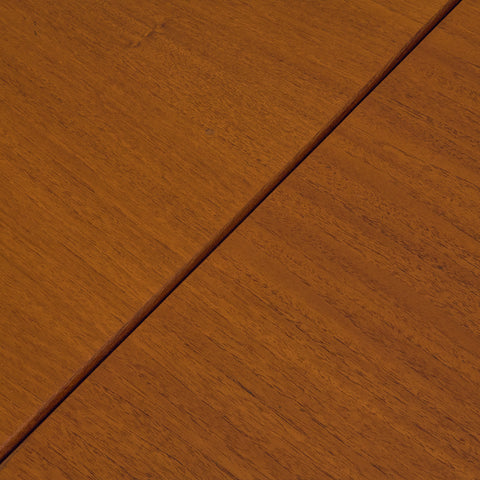 Large Danish rectangular dining table in teak & oak by Borge Mogensen