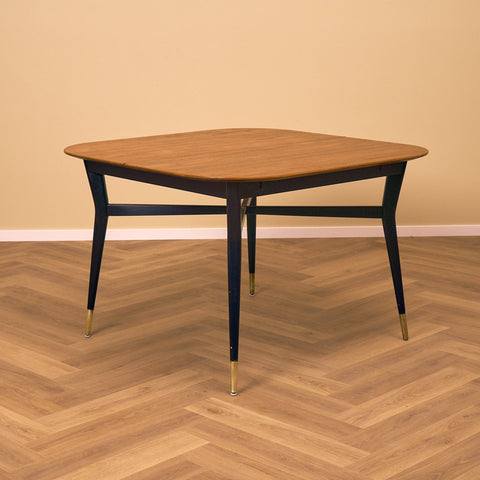 Swedish dining table in teak