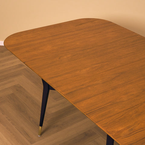 Swedish dining table in teak