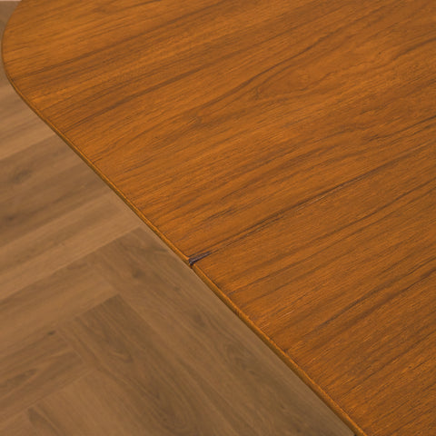 Swedish dining table in teak