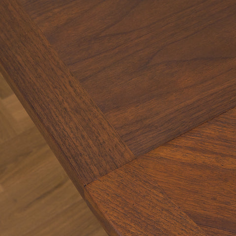 Swedish round dining table in walnut