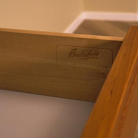 Swedish bookshelf in teak by Bertil Fridhagen for Bodafors