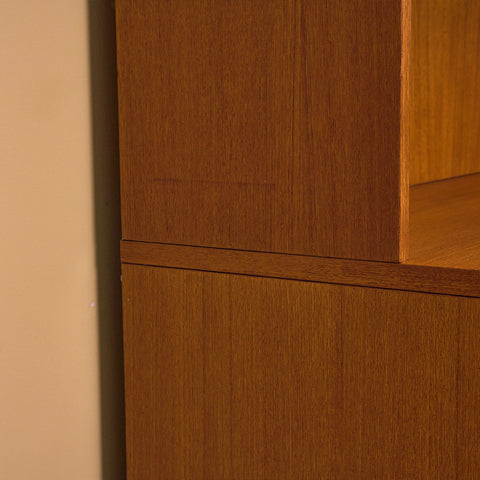 Swedish bookshelf in teak by Bertil Fridhagen for Bodafors