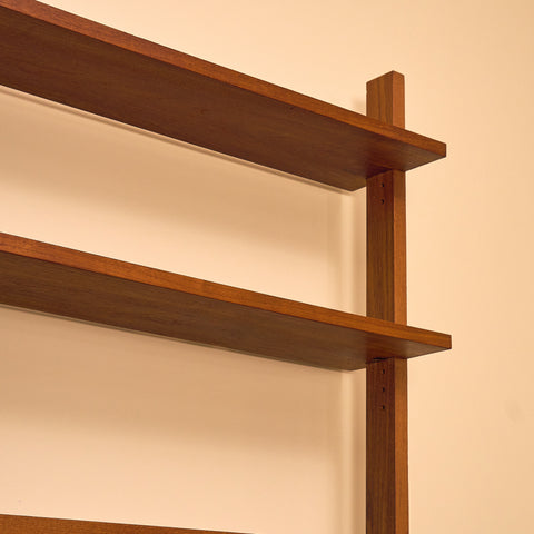 Swedish bookshelf in teak