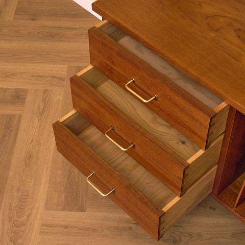 Swedish bookshelf in teak