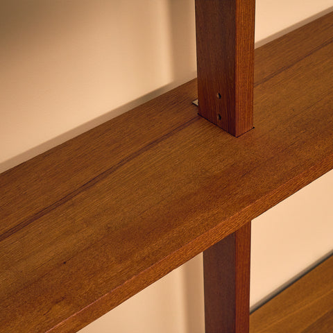 Swedish bookshelf in teak