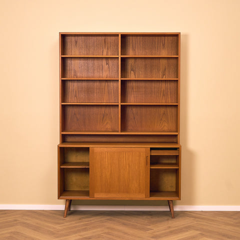 Swedish bookshelf in teak by Wirserums Nya Möbelfabrik