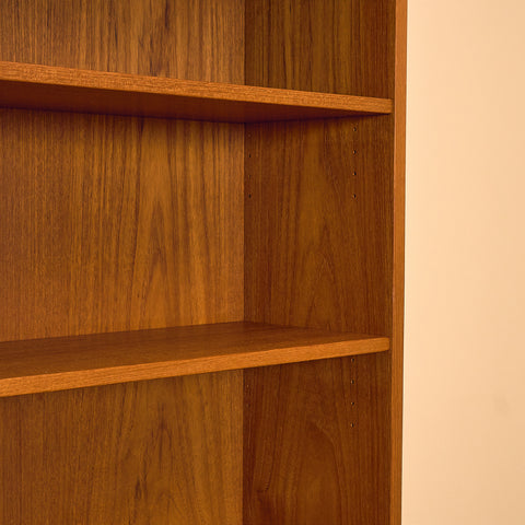 Swedish bookshelf in teak by Wirserums Nya Möbelfabrik