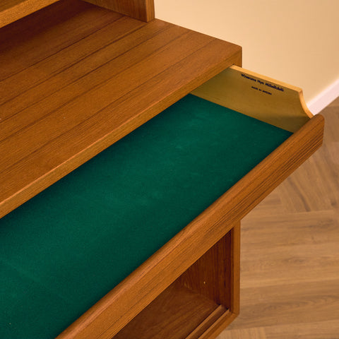 Swedish bookshelf in teak by Wirserums Nya Möbelfabrik