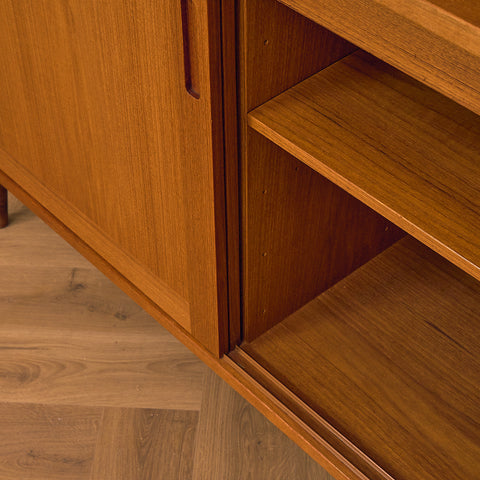 Swedish bookshelf in teak by Wirserums Nya Möbelfabrik