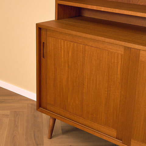 Swedish bookshelf in teak by Wirserums Nya Möbelfabrik