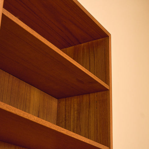 Swedish bookshelf in teak by Wirserums Nya Möbelfabrik