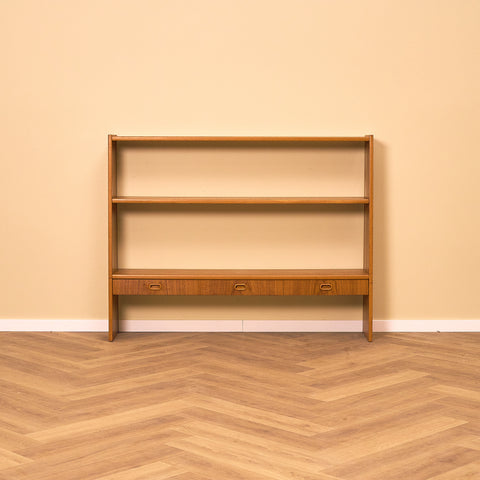 Swedish bookshelf in teak