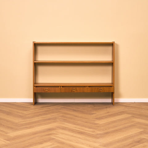 Swedish bookshelf in teak