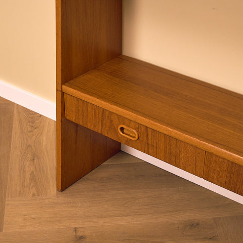 Swedish bookshelf in teak