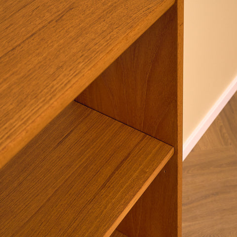 Swedish bookshelf in teak