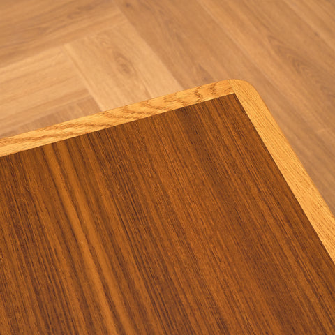 Swedish teak and oak side table by Yngve Ekström, model "Cubus II"