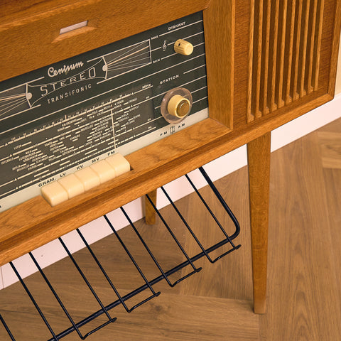 Swedish gramophone in teak and beech