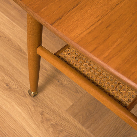 Swedish side table in teak by Alberts, Tibro