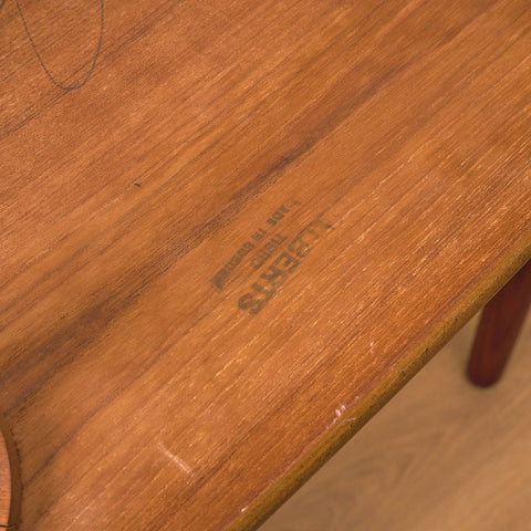 Swedish side table in teak by Alberts, Tibro