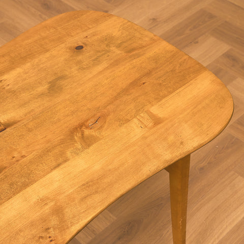 Swedish side table in beech & elm