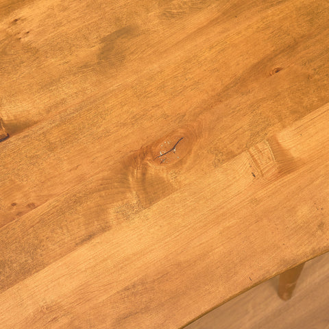 Swedish side table in beech & elm