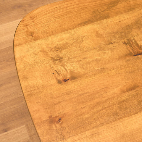 Swedish side table in beech & elm