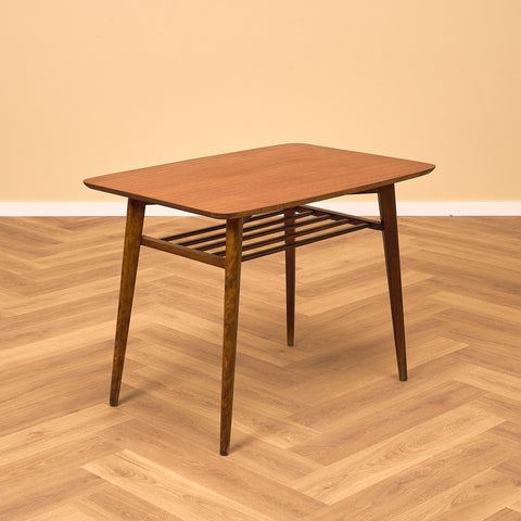 Swedish coffee table in teak and beech