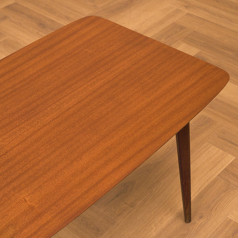 Swedish coffee table in teak and beech
