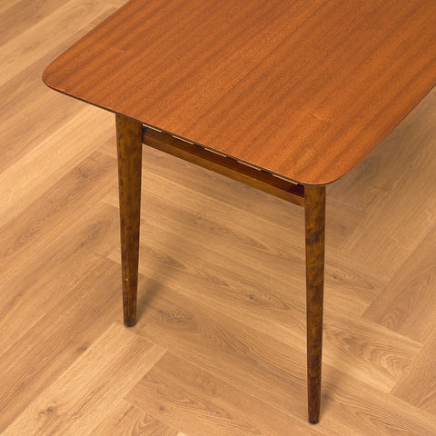 Swedish coffee table in teak and beech