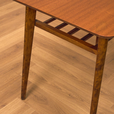 Swedish coffee table in teak and beech