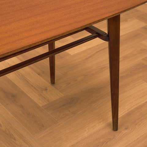 Swedish coffee table in teak and beech