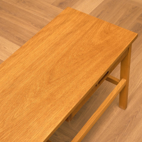 Swedish side table in oak and beech