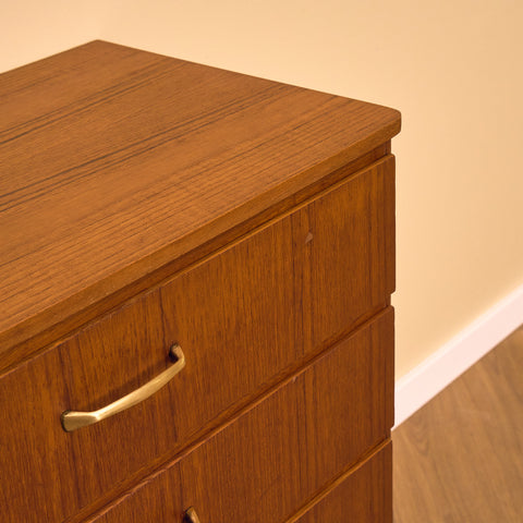 Swedish chest of drawers in teak